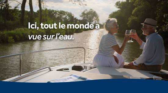 Ici, tout le monde a vue sur l'eau