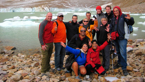 Group travelling together