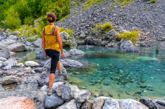 Walking in Albania