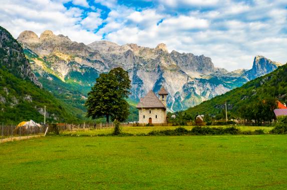 Walking in Albania