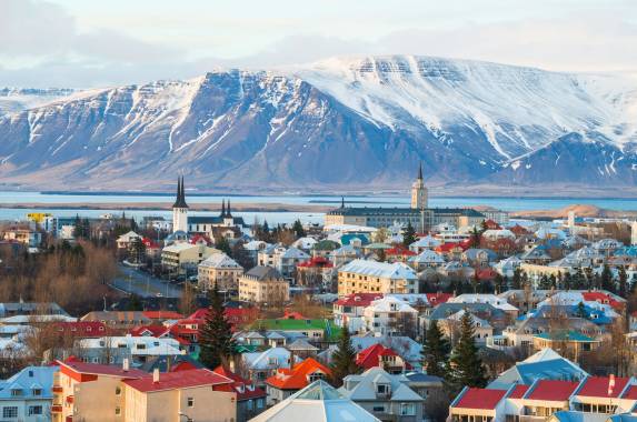View over Reykjavik, Iceland