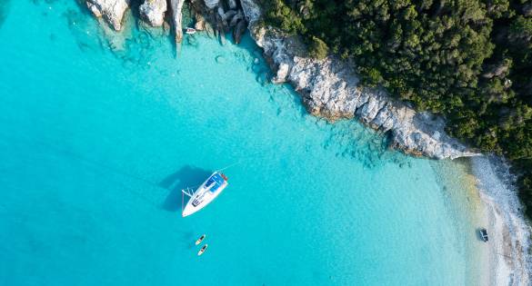 Sailing in Corfu