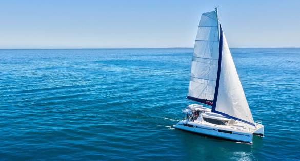 People Sailing Moorings 4500L Catamaran