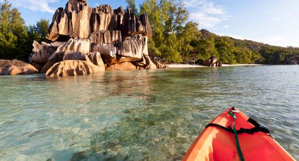 Kayaking in Seychelles