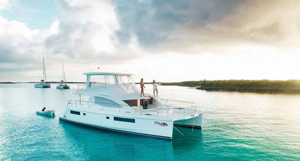 Catamaran in Nassau, Bahamas