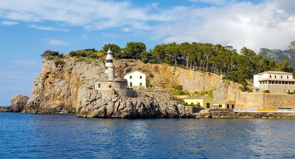 Cliffside view of Mallorca, Spain