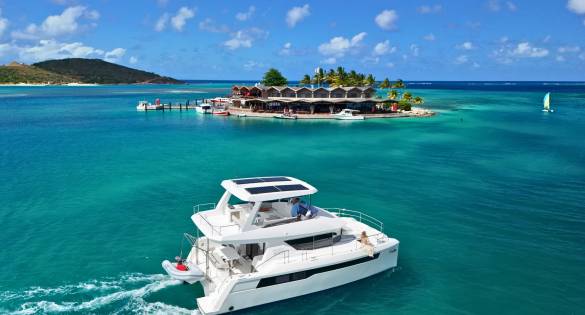 The Moorings Power Catamaran 403PC at Saba Rock BVI