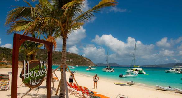 Bar de plage Iles Vierges britanniques