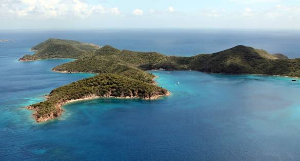 Norman Island from above
