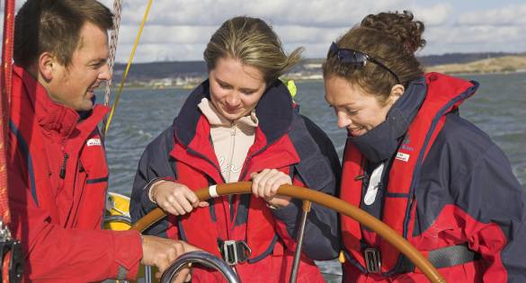 Sailing the ocean blue in Port Solent