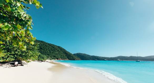 Beach in the BVI