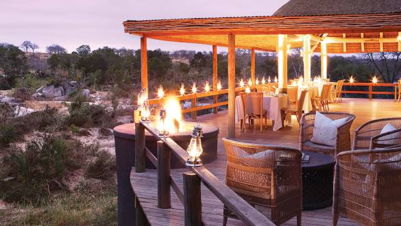 Dining Area, Kruger South Londolozi Founders Camp, Kruger, South Africa