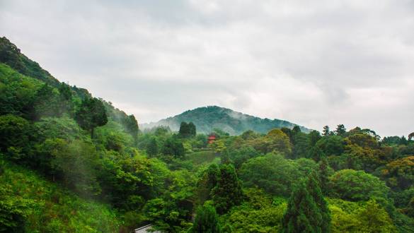 National park around Kiyomizu temple