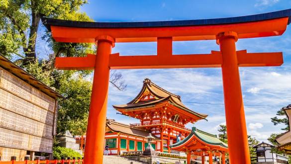 The Fushimi Inara shrine in Kyoto