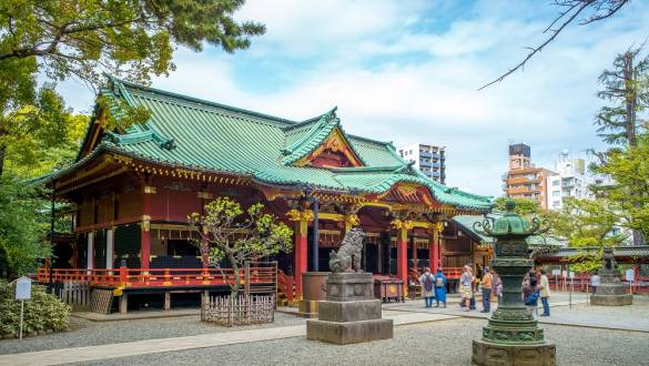 Nezu shrine in Tokyo