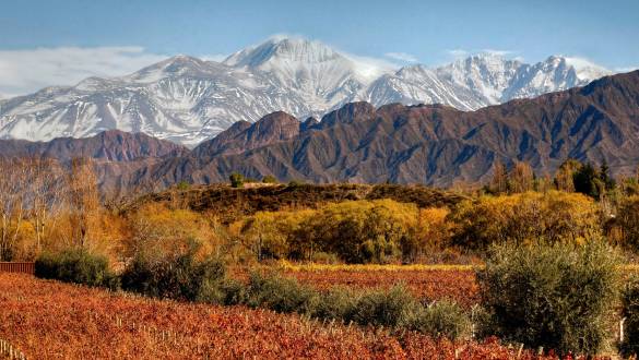 Landscape view at Entre Cielos in Mendoza, Argentina