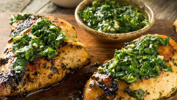 Homemade Grilled Chimichurri Chicken Breast