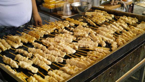 Yakitori, Japanese Cuisine, Skewered chicken