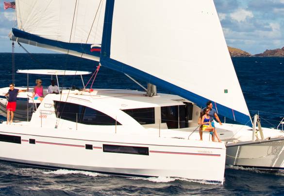 Moorings 4800 portside