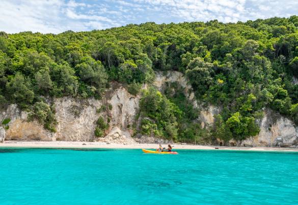 Beach in Corfu, Greece