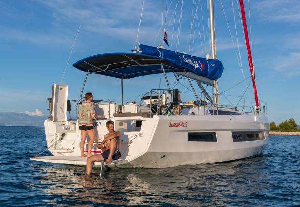 Sunsail 41.3 - sunset