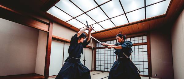 Samurai session in Kyoto