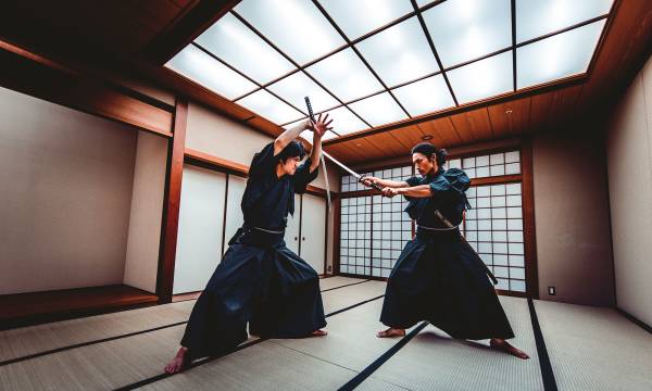 Samurai session in Kyoto