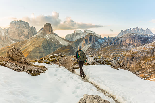 Dolomites in winter