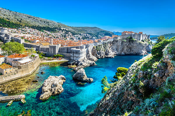 Landscape of the Dalmation Coast in Croatia