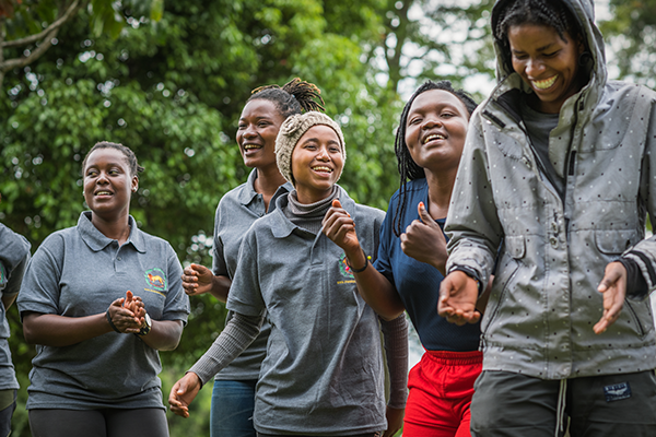 Lioness guides on Kilimanjaro