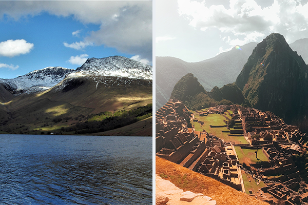 Scafell Pike in England vs Inca Trail in Peru