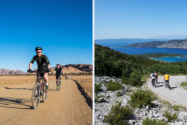 Cycling in Namibia vs cycling in Croatia