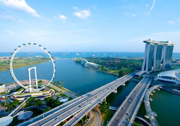 a bridge over a body of water