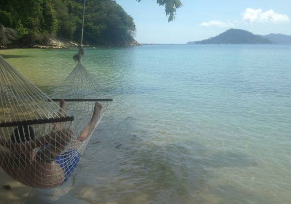 a boat on a body of water