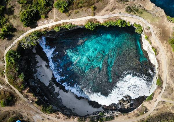 Bali Aerial Beach View