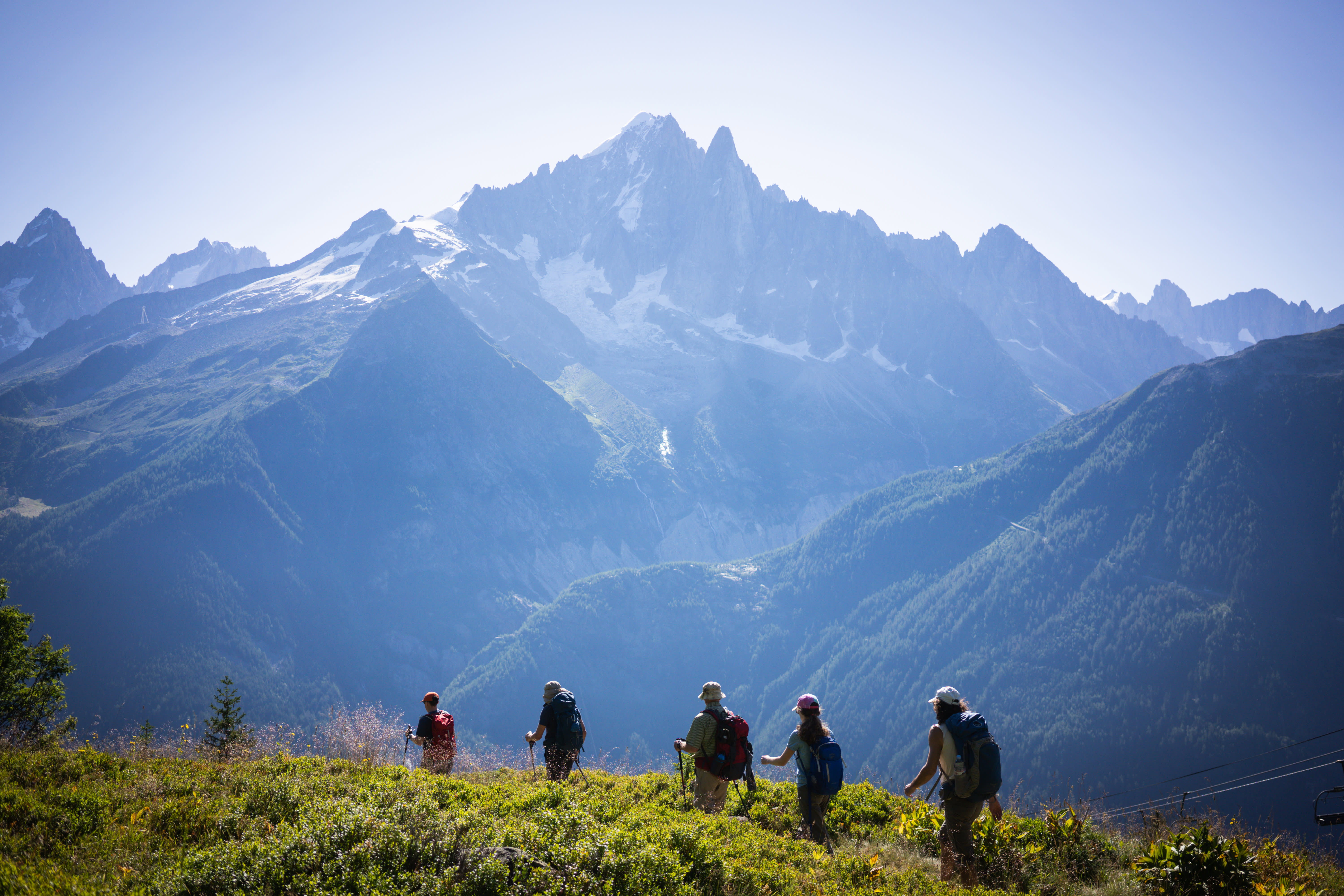 Hiking in Mont Blanc