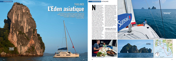 Article de Presse - Multicoques Magazine - Thaïlande - Damien Bidaine