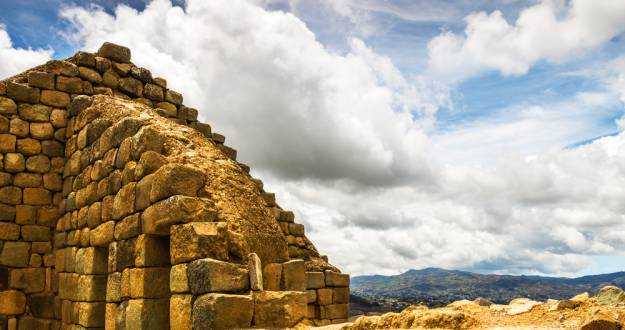 ancient stone wall