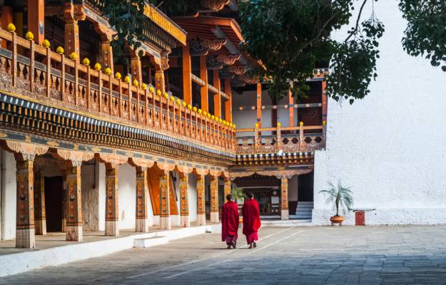 monks, bhutan