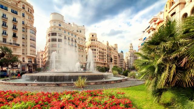 Main Square in Valencia, Spain