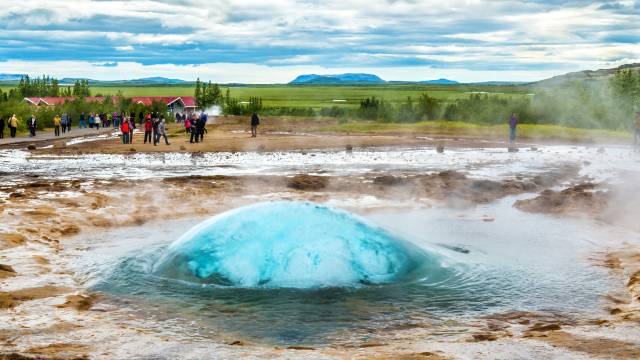 Strokkur Geyser in Iceland