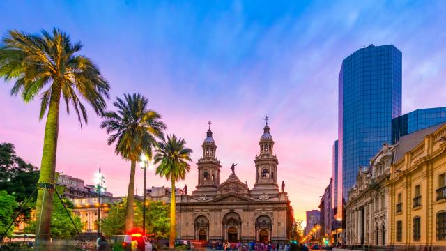 Plaza de Armas in Santiago, Chile