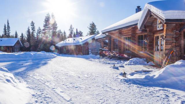 Snowshoeing in Finland