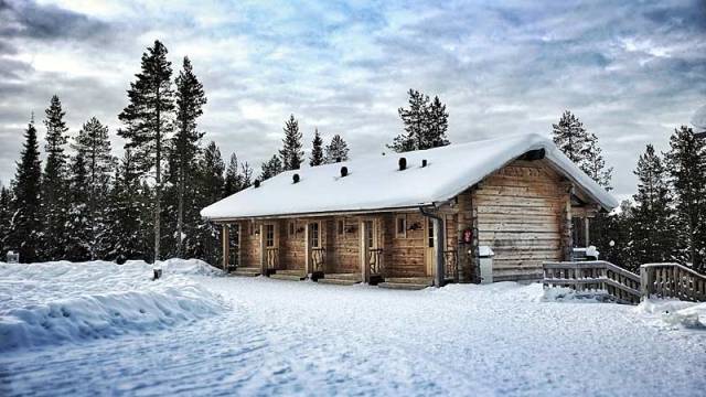 Snowshoeing in Finland