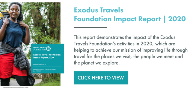 Exodus Travels Foundation Impact Report 2020