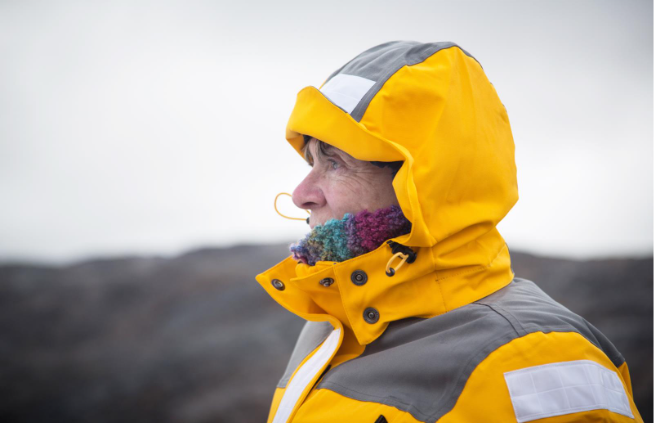 Guest in the Canadian Arctic. Photo by Acacia Johnson.