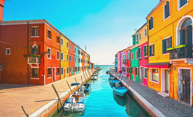 Colourful houses of Burano