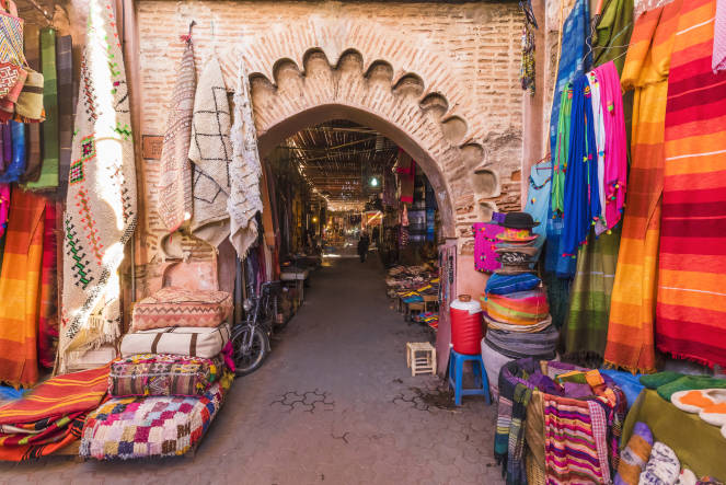 Souks in Morocco