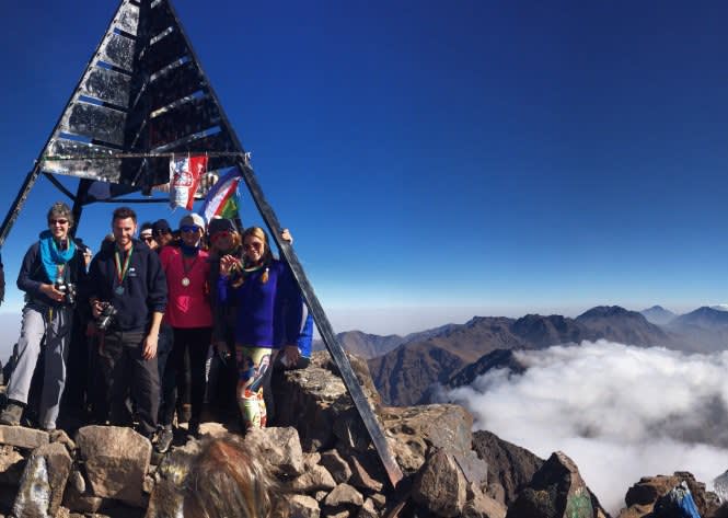 Climbing Mount Toubkal with Friends