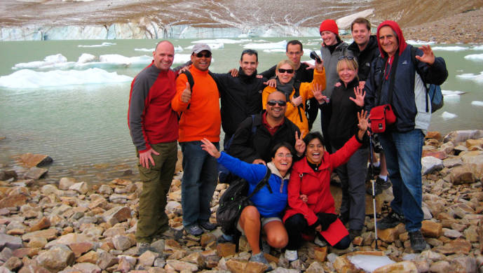 Group travelling together